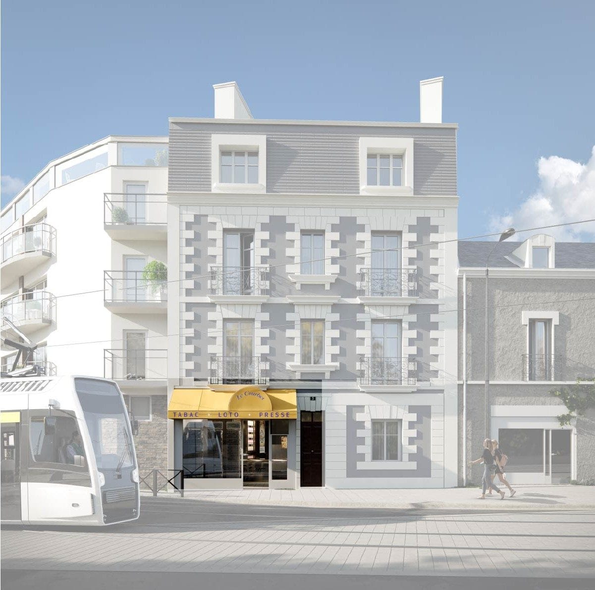Vue façade